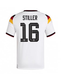 Moški Nogometna dresi replika Nemčija Angelo Stiller #16 Domači SP 2026 Kratek rokav